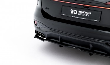 Тюнинг диффузор на задний бампер Audi A6 C9 S-line вар. 1 Maxton-design фото