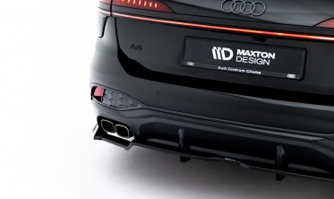 Тюнинг накладка на задний бампер Audi A6 C9 S-line вар. 2 фото