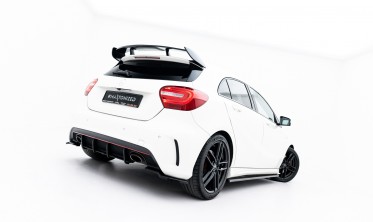 Центральний дифузор на задній бампер Mercedes A W176 AMG-Line серія Street Pro фото