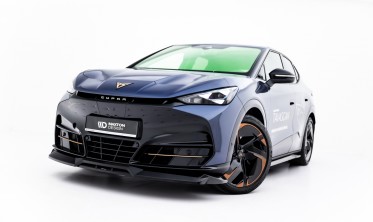 Тюнінг спліттер на передній бампер Cupra Tavascan Mk1 Maxton-design фото