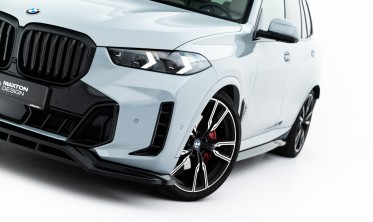 Тюнинговая накладка (диффузор) на передний бампер BMW X5 G05 рестайл M-Pack вар. 1 фото