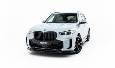 Тюнинговая накладка (диффузор) на передний бампер BMW X5 G05 рестайл M-Pack вар. 1 фото