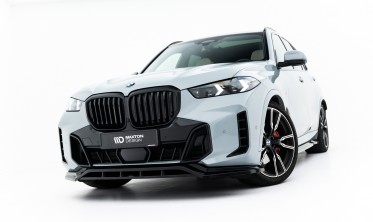 Тюнинговая накладка (диффузор) на передний бампер BMW X5 G05 рестайл M-Pack вар. 1 фото