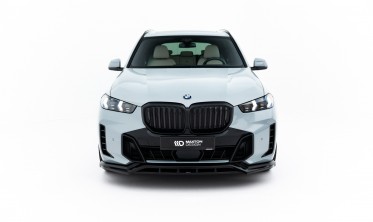 Тюнинговая накладка (диффузор) на передний бампер BMW X5 G05 рестайл M-Pack вар. 1 фото