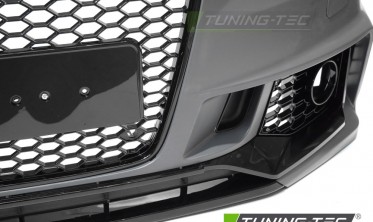Тюнінговий передній бампер Audi A4 B8 2008-2011 у стилі RS B9 фото
