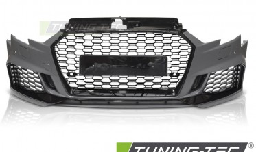 Передній тюнінг бампер Audi A3 8V 2017-2020 у стилі RS3 фото