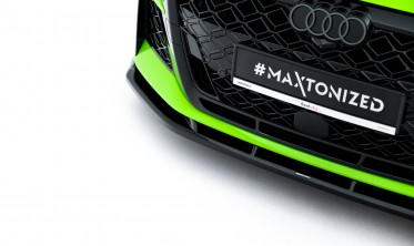 Тюнінговий спліттер на передній бампер Audi RS3 8Y Sedan, Sportback 2024- фото