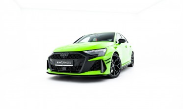 Тюнінг накладка на передній бампер Audi RS3 8Y Sedan, Sportback 2024- Street Pro фото