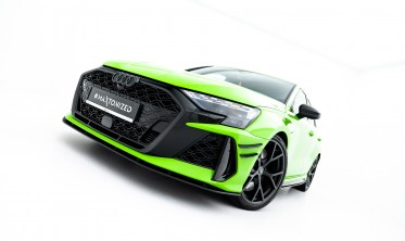 Тюнінг накладка на передній бампер Audi RS3 8Y Sedan, Sportback 2024- Street Pro фото
