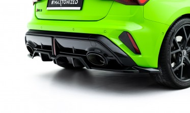 Тюнинг накладка на задний бампер Audi RS3 8Y Sportback 2024- вар. 2 фото