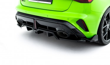 Тюнинг диффузор на задний бампер Audi RS3 8Y Sportback 2024- вар. 3 фото