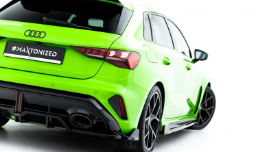 Тюнинг диффузор на задний бампер Audi RS3 8Y Sportback 2024- вар. 3 фото