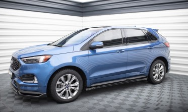 Тюнинговые накладки (листвы) под пороги Ford Edge Mk2 / Edge Mk2 ST рест. фото