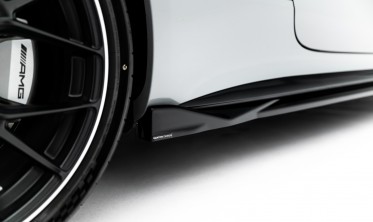 Накладки под боковые пороги Mercedes AMG CLE 53 Aero C236 Maxton-design тюнинг листвы фото