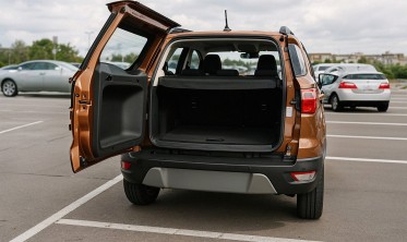 шторка-полиця багажника для Ford Ecosport MK2 II 2017-2022  чорна фото