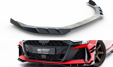 Карбоновая накладка на передний бампер Audi RS3 8Y рестайл Sedan фото