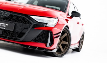 Карбоновая накладка на передний бампер Audi RS3 8Y рестайл Sedan фото