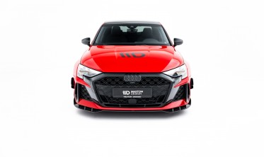 Карбоновая накладка на передний бампер Audi RS3 8Y рестайл Sedan фото