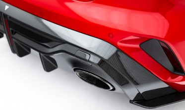 Карбоновый диффузор на задний бампер Audi RS3 8Y рестайл Sedan фото