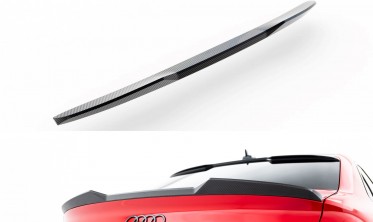 Карбоновий спойлер на кришку багажника Audi RS3 / S3 / A3 S-Line / A3 Sedan 8Y вар. 1 фото