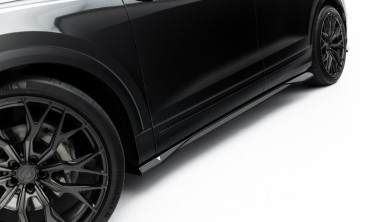 Карбоновые накладки (листвы) под пороги Audi SQ8 / Q8 S-Line Mk1 рестайл фото