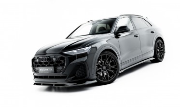 Карбоновые накладки (листвы) под пороги Audi SQ8 / Q8 S-Line Mk1 рестайл фото
