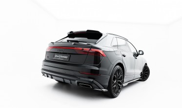 Карбоновый спойлер на крышку багажника Audi RSQ8 / SQ8 / Q8 S-Line Mk1, нижний фото