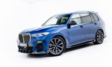 Карбонові накладки на бокові пороги BMW X7 G07 M-Pack фото