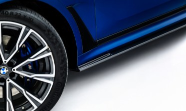 Карбонові накладки на бокові пороги BMW X7 G07 M-Pack фото