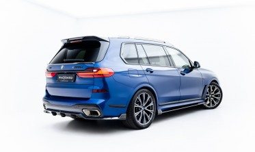Карбон диффузор на задний бампер BMW X7 G07 M-Pack (версии с фаркопом) фото