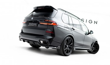 Нижний спойлер на крышку багажника BMW X7 G07 M-Pack карбон фото