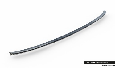 Нижний спойлер на крышку багажника BMW X7 G07 M-Pack карбон фото