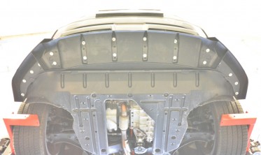 Нижній дифузор на передній бампер BYD Seal U Mk1 вар. 2 Maxton-design фото