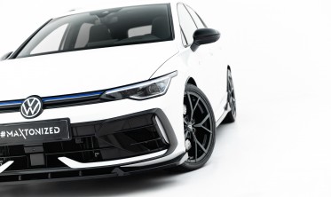 Тюнинг накладка (диффузор) на передний бампер VW Golf MK8 2024- R версия вар. 3 фото