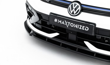 Тюнинг накладка (диффузор) на передний бампер VW Golf MK8 2024- R версия вар. 3 фото