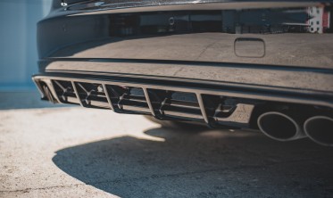 Накладка заднього бампера Audi S8 D4 рестайл фото