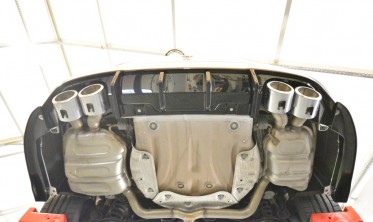 Бокові елерони на задній бампер VW Golf 8 R Variant 2024- вар. 2 під диф. VW-GO-8F-R-VA-RS1G+RS1RG фото