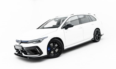 Тюнинг накладки (листвы) на боковые пороги VW Golf 8 R Variant рест. 2024- фото