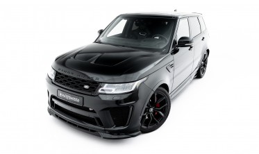 Тюнинг накладка (сплиттер) на передний бампер Land Rover Range Rover Sport SVR Mk2 2018-2022 фото
