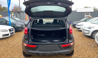 шторка-полиця багажника для Kia Sportage 2010-2015 чорна фото
