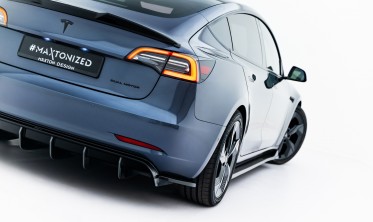 Тюнинг накладки на задний бампер Tesla Model 3 для диф. TE-MODEL3-1-RS2G фото