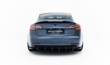 Тюнинг накладки на задний бампер Tesla Model 3 для диф. TE-MODEL3-1-RS2G фото