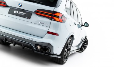 Тюнінговий дифузор на задній бампер BMW X5 G05 післярестайл M-Pack вар. 1 фото