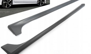 Тюнінг накладки на бокові пороги Audi A7 C7 2014-2018 S стиль фото