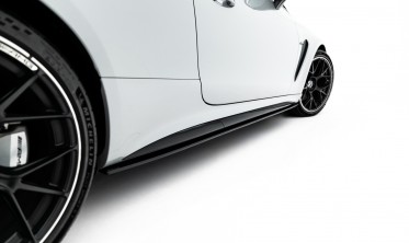 Накладки (тюнінг леза) під пороги Mercedes-AMG CLE 53 Aero C236 Street Pro фото