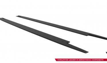 Накладки (тюнінг леза) під пороги Mercedes-AMG CLE 53 Aero C236 Street Pro фото