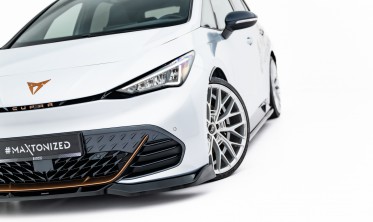 Нижняя накладка на передний бампер Cupra Born Mk1 вар. 2 Maxton-design фото