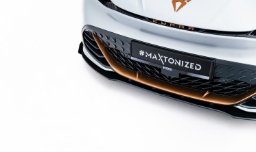 Тюнинг сплиттер с накладками на передний бампер Cupra Born Mk1 Street Pro фото