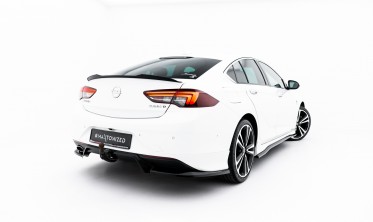 Тюнинг диффузор на задний бампер Opel Insignia Mk2 OPC-Line накладка Maxton design фото