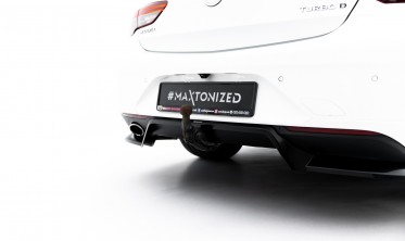 Тюнинг диффузор на задний бампер Opel Insignia Mk2 OPC-Line накладка Maxton design фото